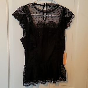 Black lace top Biashe